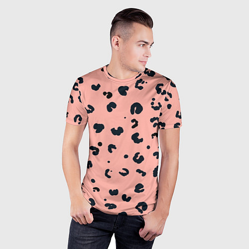 Мужская спорт-футболка Розовая пантера / 3D-принт – фото 3