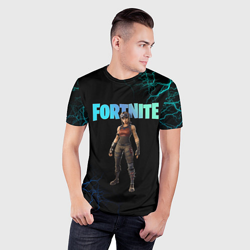 Мужская спорт-футболка Renegade Raider Fortnite / 3D-принт – фото 3