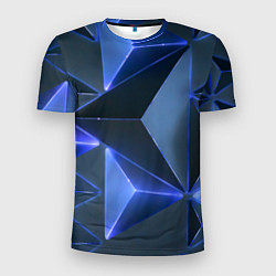 Футболка спортивная мужская Triangle neon, цвет: 3D-принт