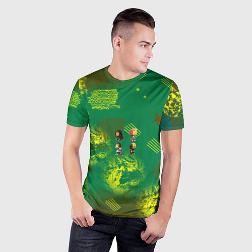 Мужская спорт-футболка Simpson children / 3D-принт – фото 3