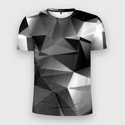 Футболка спортивная мужская Geometry grey ship, цвет: 3D-принт