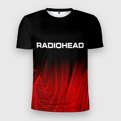 Футболка спортивная мужская Radiohead red plasma, цвет: 3D-принт