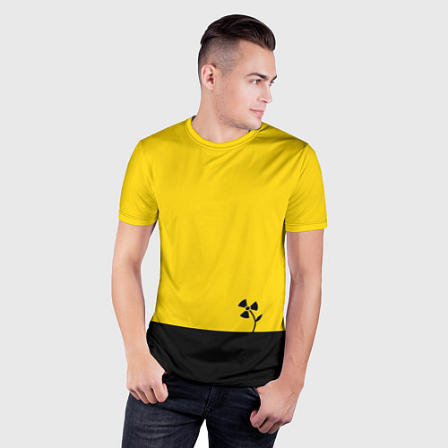 Мужская спорт-футболка Атомный цветок / 3D-принт – фото 3