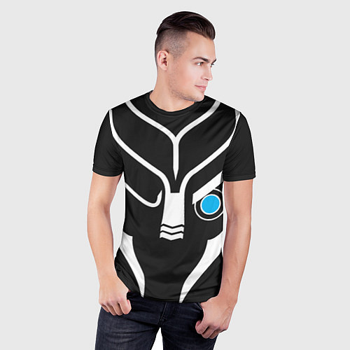 Мужская спорт-футболка Mass Effect Garrus Art / 3D-принт – фото 3
