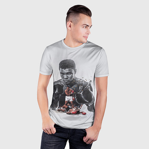 Мужская спорт-футболка The greatest - Muhammad Ali / 3D-принт – фото 3
