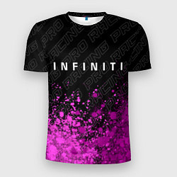 Футболка спортивная мужская Infiniti pro racing: символ сверху, цвет: 3D-принт