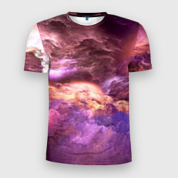 Мужская спорт-футболка Фиолетовое облако