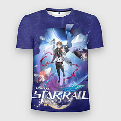 Футболка спортивная мужская Вельт Хонкай Стар Рейл, цвет: 3D-принт