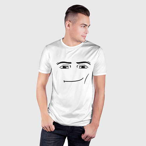 Мужская спорт-футболка Одежда Man Face Roblox / 3D-принт – фото 3