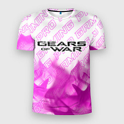 Футболка спортивная мужская Gears of War pro gaming: символ сверху, цвет: 3D-принт