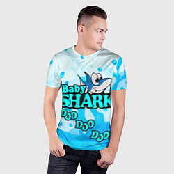 Футболка спортивная мужская Baby Shark Doo-Doo-Doo, цвет: 3D-принт — фото 2