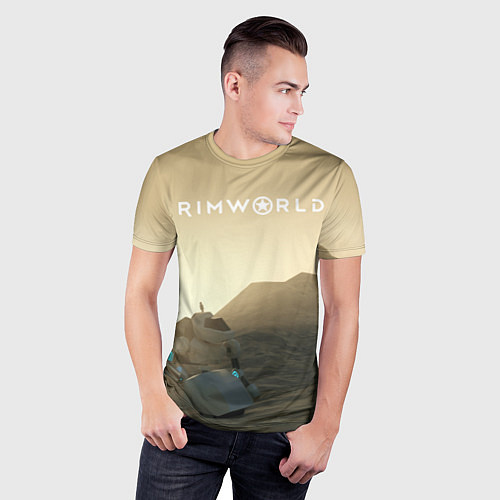 Мужская спорт-футболка RimWorld game / 3D-принт – фото 3