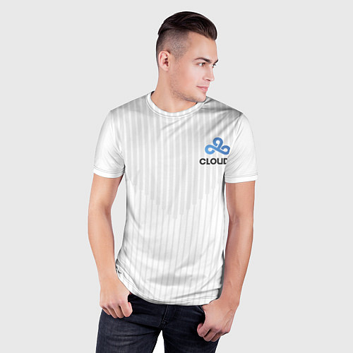 Мужская спорт-футболка Cloud9 white / 3D-принт – фото 3