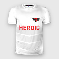 Футболка спортивная мужская Heroic white, цвет: 3D-принт