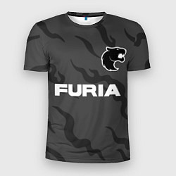 Футболка спортивная мужская Форма Furia, цвет: 3D-принт