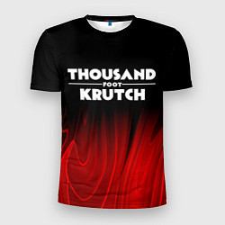 Футболка спортивная мужская Thousand Foot Krutch red plasma, цвет: 3D-принт