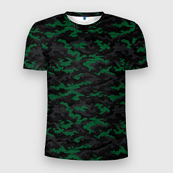 Футболка спортивная мужская Точечный камуфляжный узор Spot camouflage pattern, цвет: 3D-принт