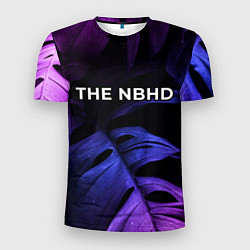 Футболка спортивная мужская The Neighbourhood neon monstera, цвет: 3D-принт