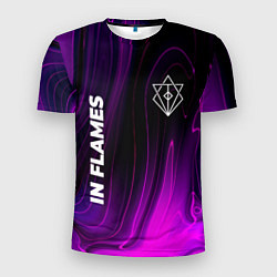Футболка спортивная мужская In Flames violet plasma, цвет: 3D-принт