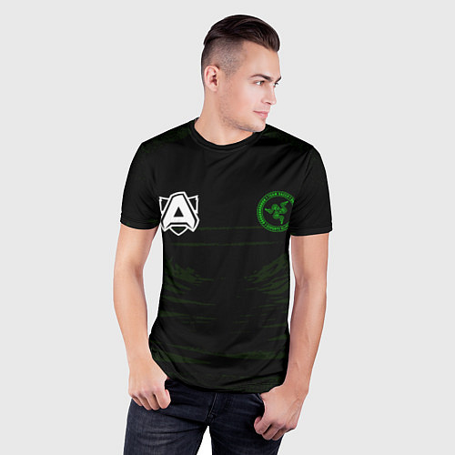 Мужская спорт-футболка Alliance uniform / 3D-принт – фото 3