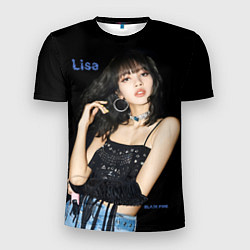 Футболка спортивная мужская Blackpink Lisa in jeans, цвет: 3D-принт