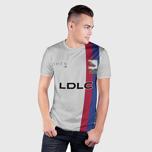 Мужская спорт-футболка LDLC OL форма / 3D-принт – фото 3