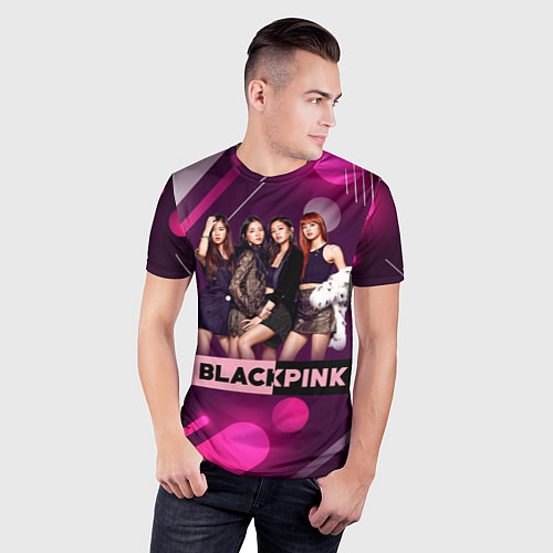 Мужская спорт-футболка Kpop Blackpink / 3D-принт – фото 3