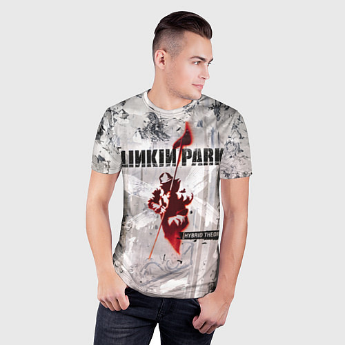 Мужская спорт-футболка Linkin Park Hybrid Theory / 3D-принт – фото 3