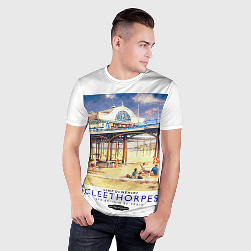 Мужская спорт-футболка Клиторпс - Англия / 3D-принт – фото 3