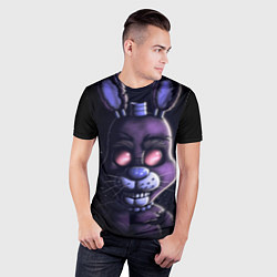 Футболка спортивная мужская Five Nights at Freddys Bonnie, цвет: 3D-принт — фото 2