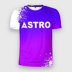Футболка спортивная мужская Astro neon background, цвет: 3D-принт