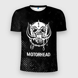 Футболка спортивная мужская Motorhead glitch на темном фоне, цвет: 3D-принт