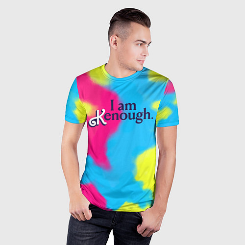 Мужская спорт-футболка I Am Kenough Tie-Dye / 3D-принт – фото 3