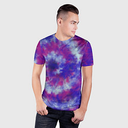 Футболка спортивная мужская Tie-Dye дизайн, цвет: 3D-принт — фото 2