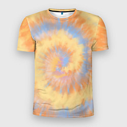 Мужская спорт-футболка Tie-Dye дизайн