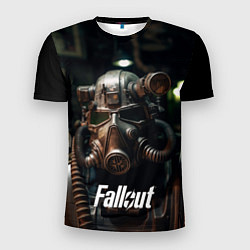 Футболка спортивная мужская Fallout man, цвет: 3D-принт