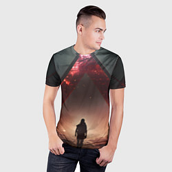 Футболка спортивная мужская Арка, цвет: 3D-принт — фото 2