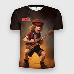 Футболка спортивная мужская ACDC art, цвет: 3D-принт