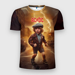 Футболка спортивная мужская ACDC boy, цвет: 3D-принт