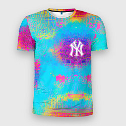 Футболка спортивная мужская New York Yankees - baseball team - logo, цвет: 3D-принт
