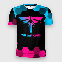 Футболка спортивная мужская The Last Of Us - neon gradient, цвет: 3D-принт