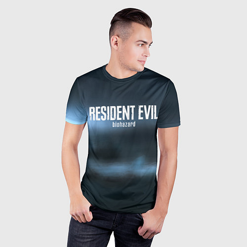 Мужская спорт-футболка Umbrella resident evil / 3D-принт – фото 3