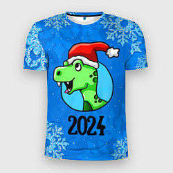 Футболка спортивная мужская Год зеленого дракона, цвет: 3D-принт