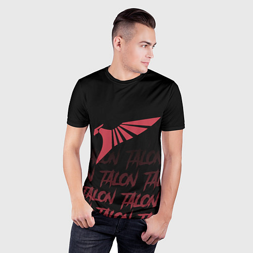 Мужская спорт-футболка Talon style / 3D-принт – фото 3