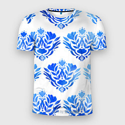 Футболка спортивная мужская Floral pattern - watercolor, цвет: 3D-принт