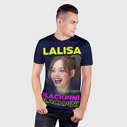 Футболка спортивная мужская Lalisa - девушка из группы Blackpink, цвет: 3D-принт — фото 2