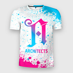 Футболка спортивная мужская Architects neon gradient style, цвет: 3D-принт