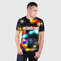 Футболка спортивная мужская Roblox game 2023, цвет: 3D-принт — фото 2