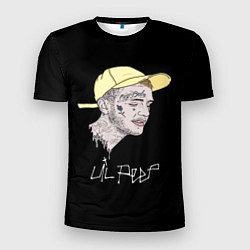 Футболка спортивная мужская Lil Peep rap steel, цвет: 3D-принт