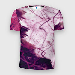 Футболка спортивная мужская Абстракция - purple madness, цвет: 3D-принт